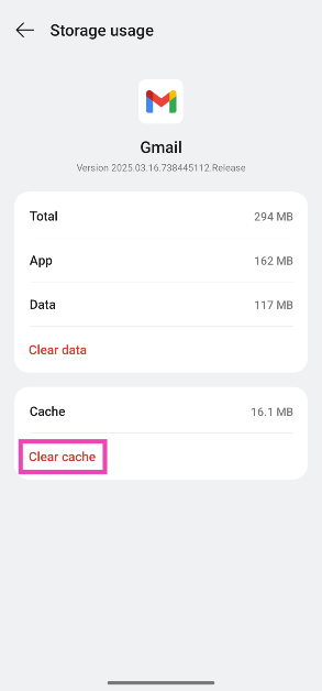 Step 5: Hit Clear cache. Top 10 fixes for ‘Emails not syncing’ on Android phone