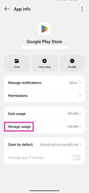 Step 4: Tap on Storage usage. Top 10 fixes for ‘Emails not syncing’ on Android phone