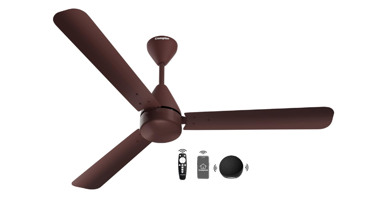 Crompton Energion Hyperjet Smart Ceiling Fan Top 10 smart fans and cooling devices for the summer (2025)