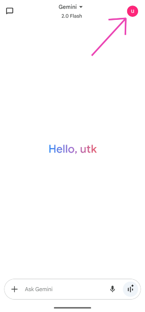 Step 2: Tap your profile icon in the top-right corner of the screen.