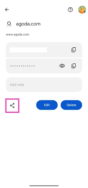 Step 7: Hit the Share icon.