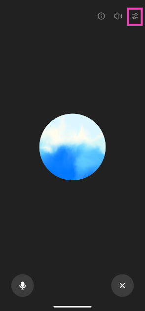 Step 3: Tap the slider filter icon in the top right corner of the screen.