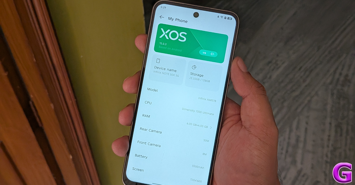 Infinix Note 50x 5G+ Review: Display and Performance