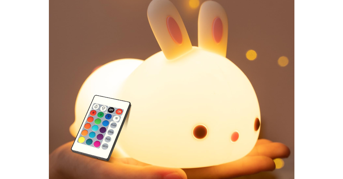 Dwiza Enterprise Silicone Bunny LED Night Light