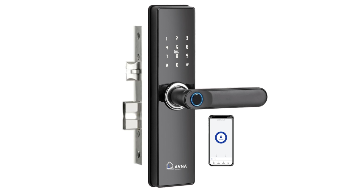 Lavna Digital Smart Door Lock (LA16, Bluetooth)
