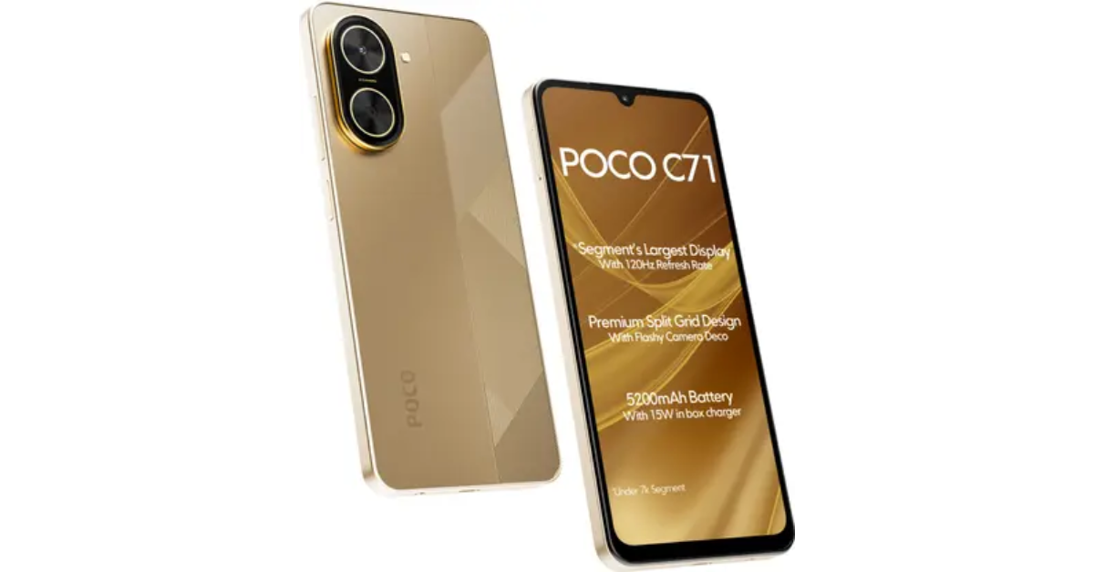 Poco C71 launched in India at this price: Details