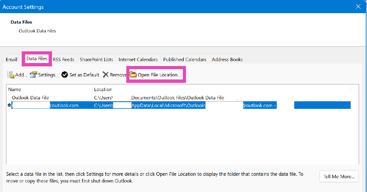 Step 5: Click on Open File Location.