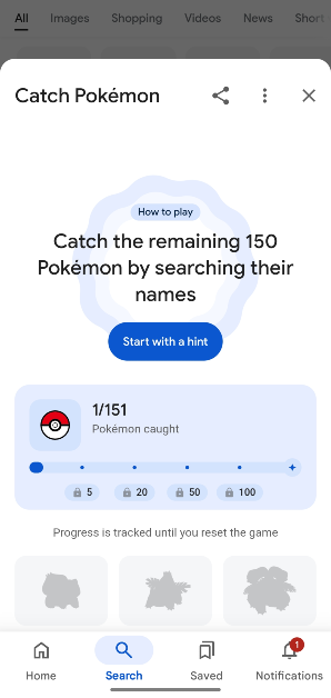 Step 5: You will unlock a Master Ball after catching 5, 20, 50, 100, and 150 Pokemons. These Master Balls can be used to catch Legendary and Mythical Pokémons like Articuno, Zapdos, Moltres, Mewtwo, and Mew.