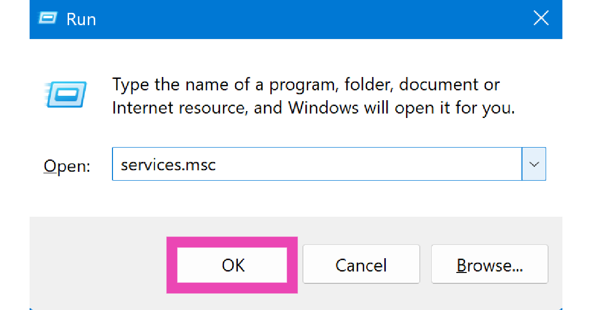 Step 2: Type services.msc and hit Enter. 5 ways to fix ‘Search bar not working’ in Windows 11