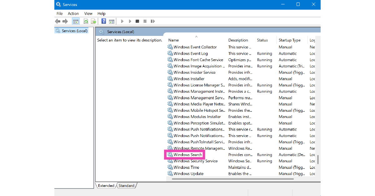 Step 3: Scroll down and double-click Windows Search. 5 ways to fix ‘Search bar not working’ in Windows 11