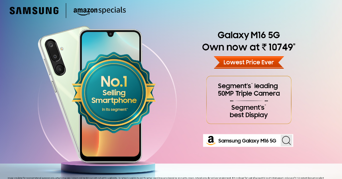 Samsung announced limited-period deals on select Galaxy A, M, and F series smartphones in India