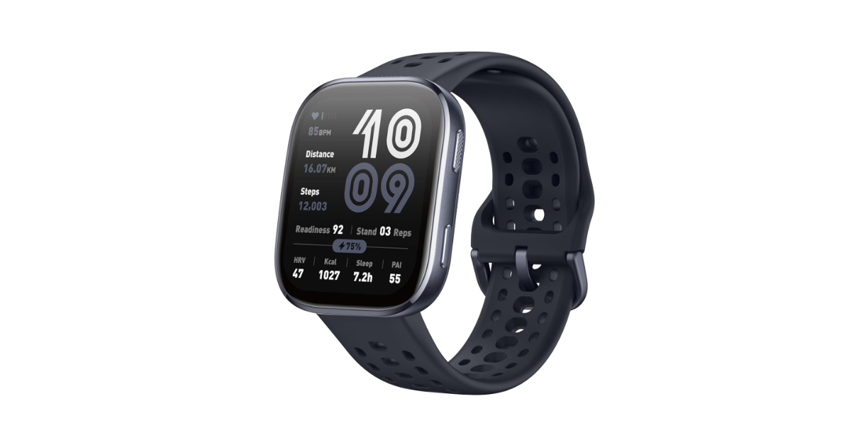 Amazfit BIP 6 smartwatch with 2000 nits brightness AMOLED display launched in India