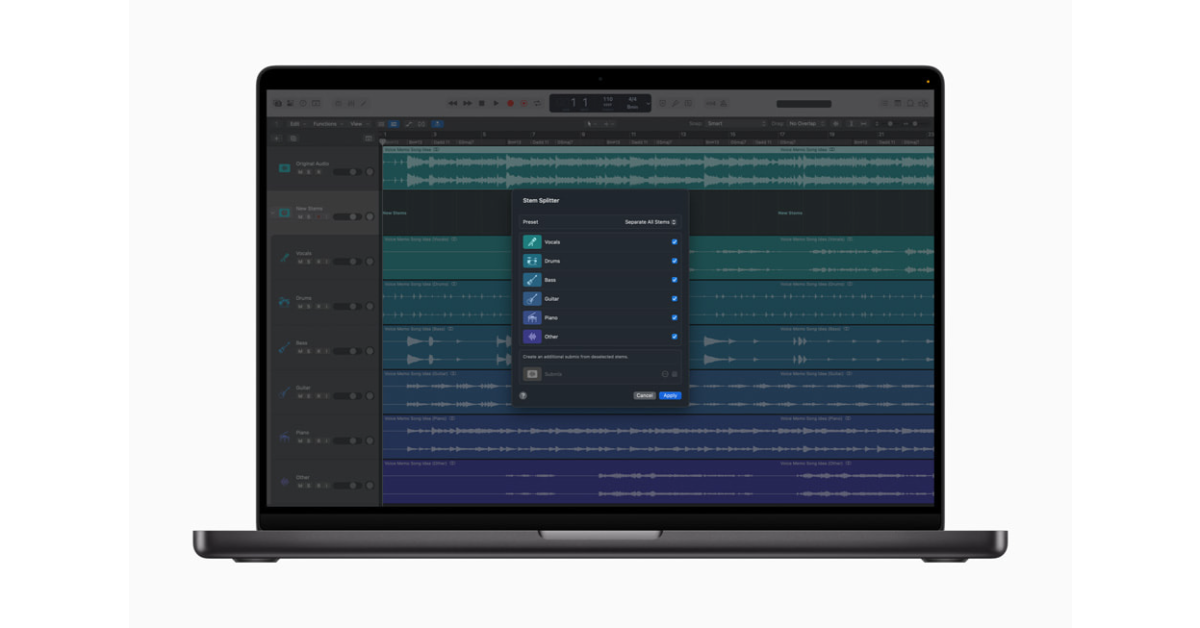 Apple rolls out new Logic Pro updates for Mac and iPad, enhanced Stem Splitter and more