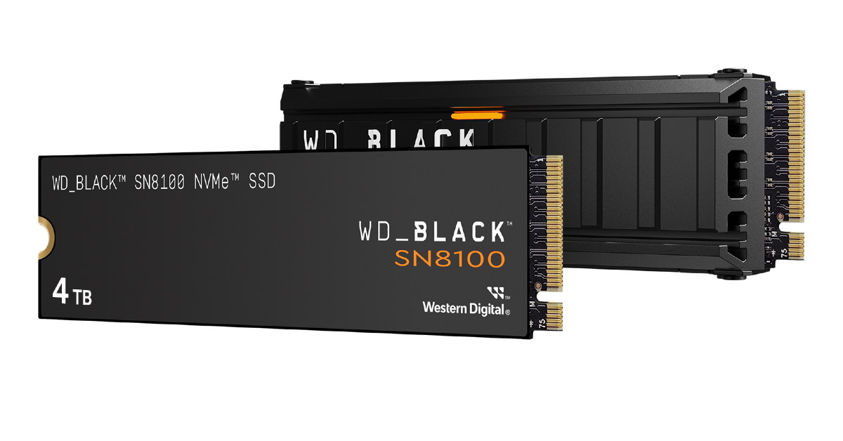 Sandisk introduced WD_BLACK SN8100 NVMe SSD offering up to 14,900 MB/s speed