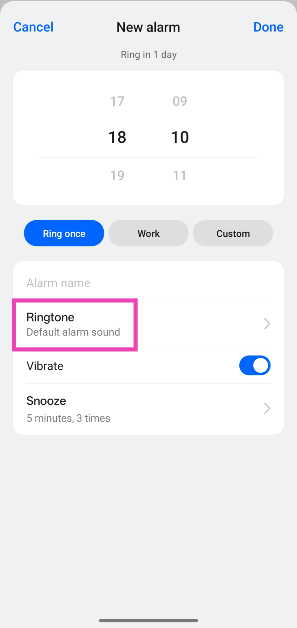 Step 4: Tap on Ringtone.