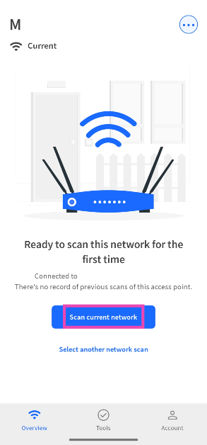 Step 2: Launch the app and tap on Scan current network. 3 ways to find out who is connected to your WiFi network