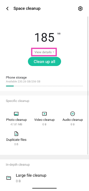 Step 3: Tap on View all.
