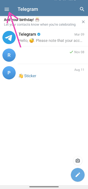 Step 2: Hit the hamburger menu in the top right corner of the screen. How to turn off the outgoing message sound on Android