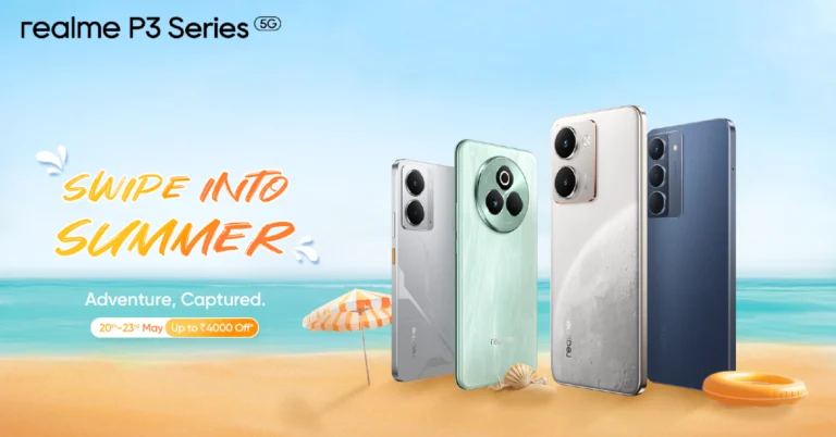 Realme announced Swipe into Summer Offers, up to ₹4,000 on P3 Series