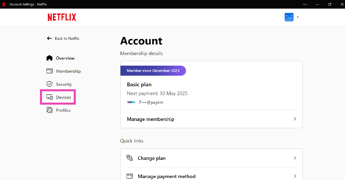Step 3: Select Devices from the sidebar. Top 3 Ways To Sign Out Of Netflix On All Devices At Once