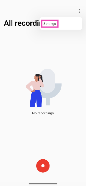 Step 3: Go to Settings. How to record high-quality audio on your Android smartphone?