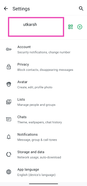 Step 4: Tap your profile.