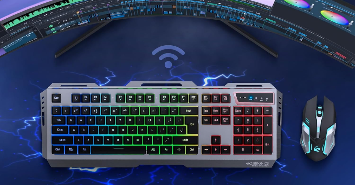 Zebronics Transformer Pro Top 10 gaming keyboards under Rs 10,000 (2025)