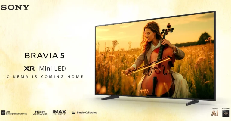 Sony BRAVIA 5 with XR Backlight Master Drive arrives in the Indian market