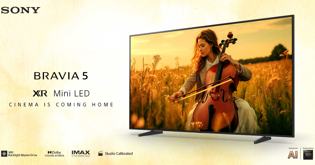 Sony BRAVIA 5 with XR Backlight Master Drive arrives in the Indian market