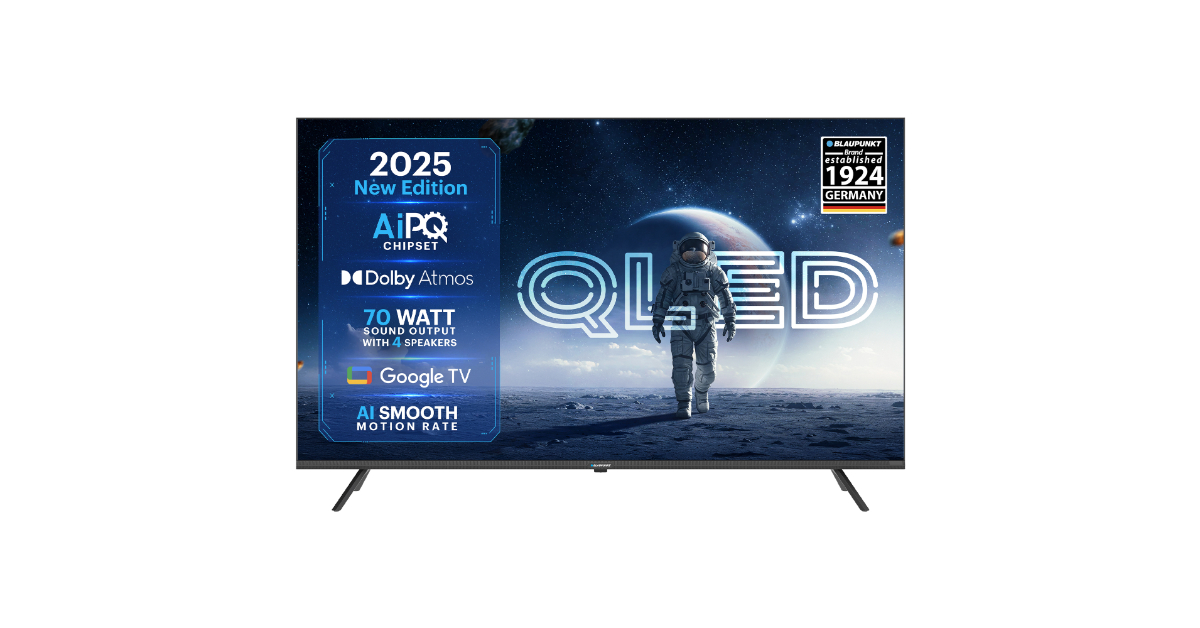 Blaupunkt unveils new QLED TVs in India: Details Inside
