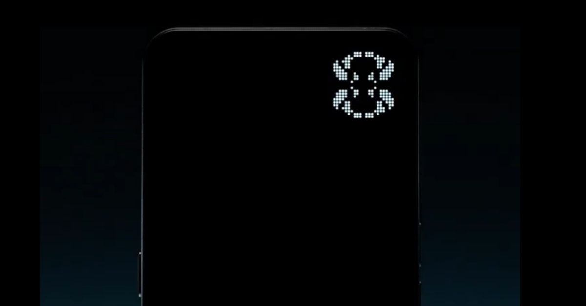 The Nothing Phone 3 video teaser suggests a Glyph Matrix on the back panel.