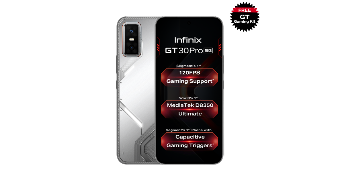 Infinix GT 30 Pro 5G with customizable LED light panels launched in India