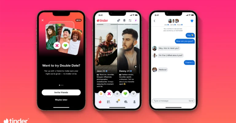 Tinder brings the Double Date feature; Invite up to three friends to create a pair