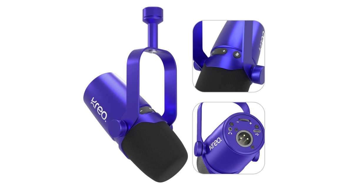 Kreo Kast Dynamic Mic Top 10 podcast mics under Rs 10,000