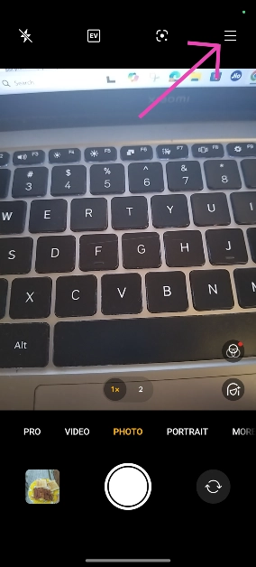 Step 2: Hit the hamburger menu in the top right corner of the screen.