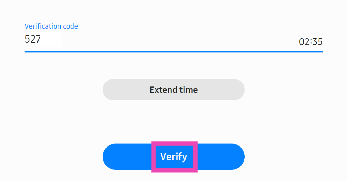 Step 10: Enter the code in its relevant field and hit Verify. Samsung to delete inactive accounts on July 31: Here’s how you can save yours