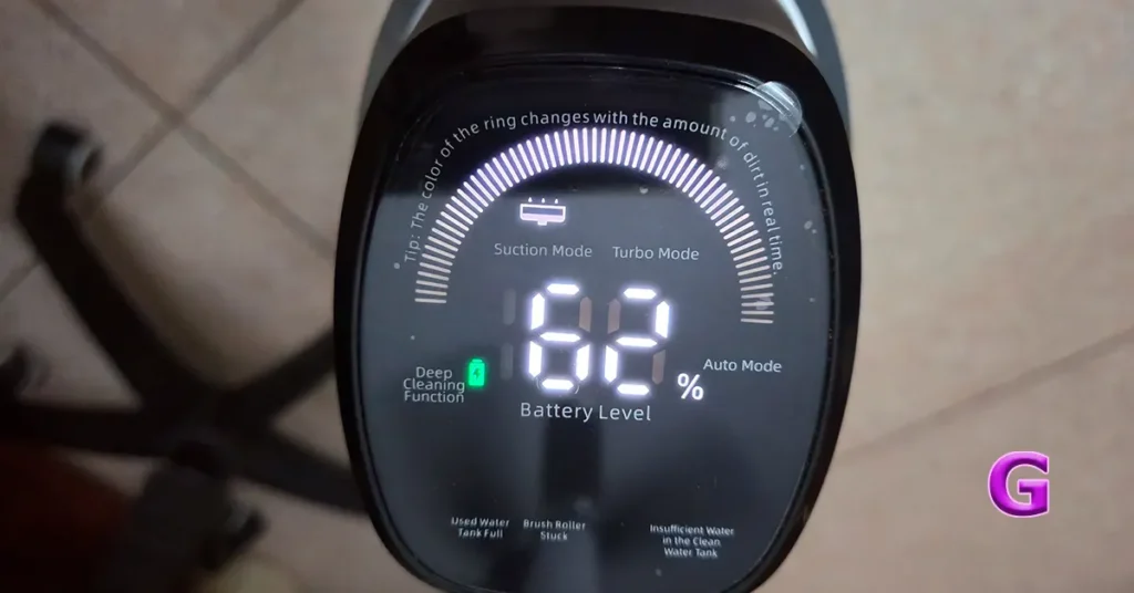 Dreame MOVA K10 Pro Review display