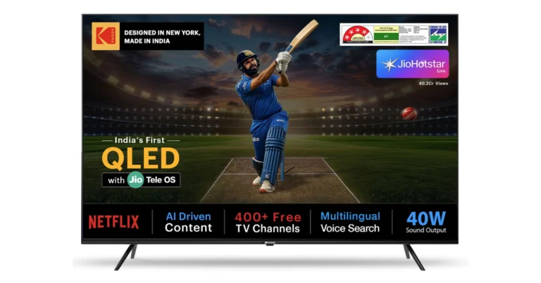 Kodak introduces JioTele OS-powered 43-inch QLED 4K TV in India