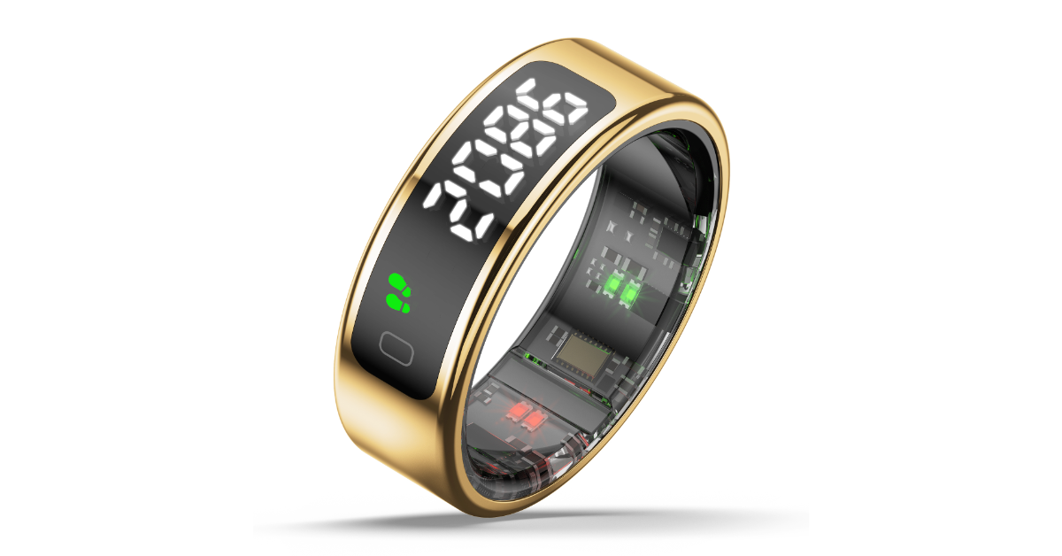 Pebble HALO Smart Ring featuring a digital display launched in India