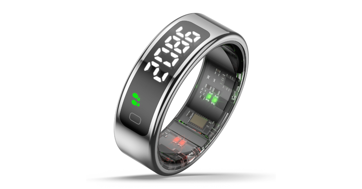 Pebble HALO Smart Ring featuring a digital display launched in India