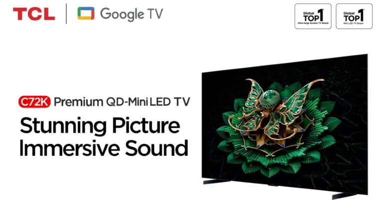 TCL C72K QD MiniLED TV with a refresh rate of 144 Hz launched in India