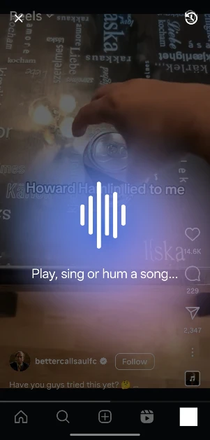 Step 4: Your phone will listen to the song for a few seconds. How to identify a song using Circle to Search on Android