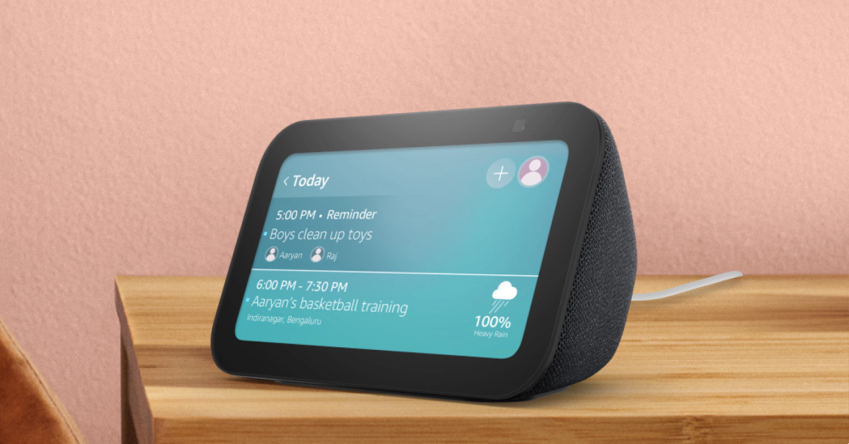 Amazon introduced the Echo Show 5 (3rd Generation) in India, featuring a 5.5-inch display