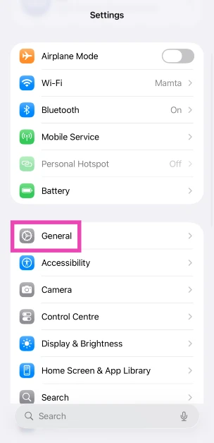 Step 1: Go to Settings and select General. 10 Easy Ways to Fix 'iPhone Volume Goes Down Automatically'