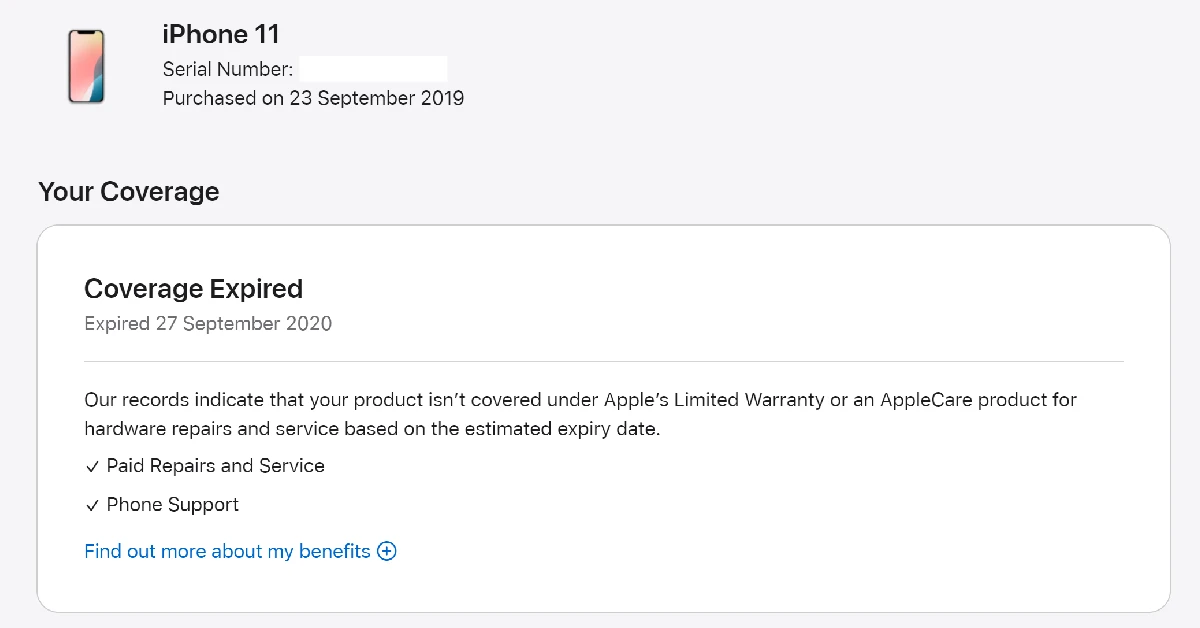 Step 7: If the website says your iPhone has not yet been activated, your device is brand new.