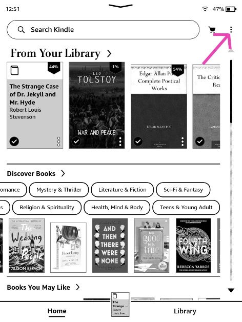 Step 2: Tap the ellipses in the top right corner of the screen.