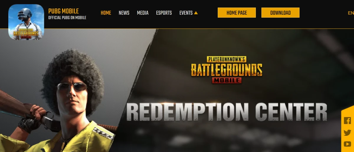 Step 1: Go to PUBG Mobile’s Code Redemption Center.
