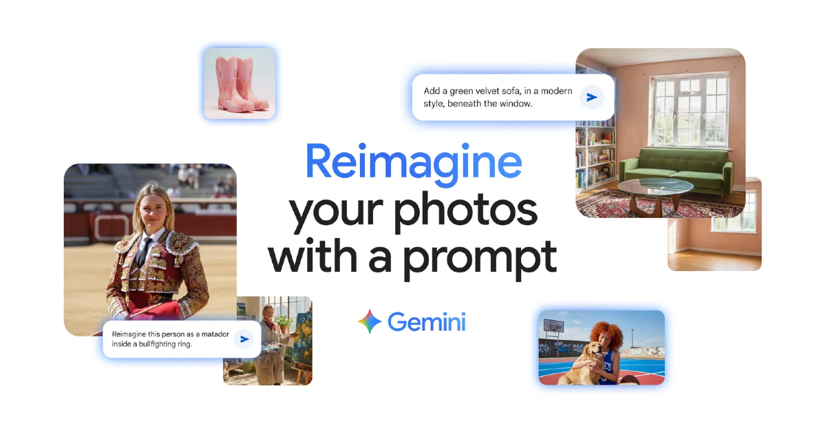 Google integrates Gemini Nano Banana, bring new editing tools to Gemini