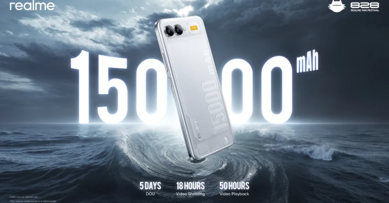 Realme introduced the 15000mAh Battery and Chill Fan Phone Concepts