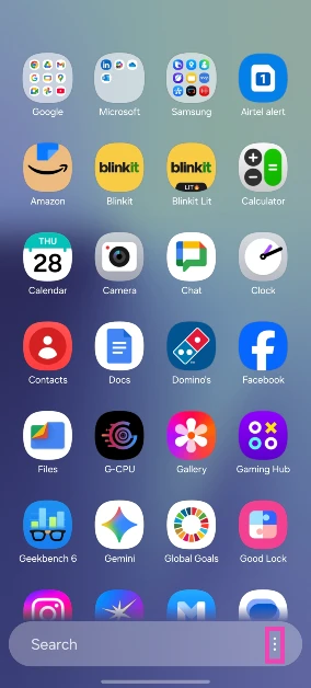 Step 2: Tap the ellipses in the bottom right corner of the screen.